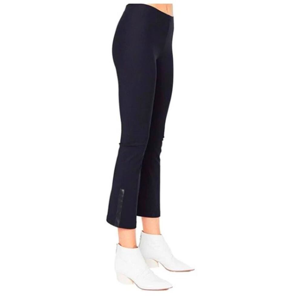 Elaine Kim Tech Stretch Cropped Flare Leggings in Mita Marine